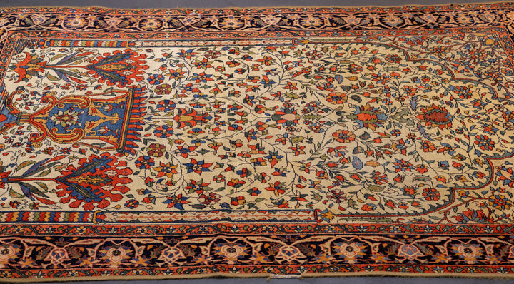 Antique Persian Farahan Sarouk  Rug 4'5'' x 6'2''