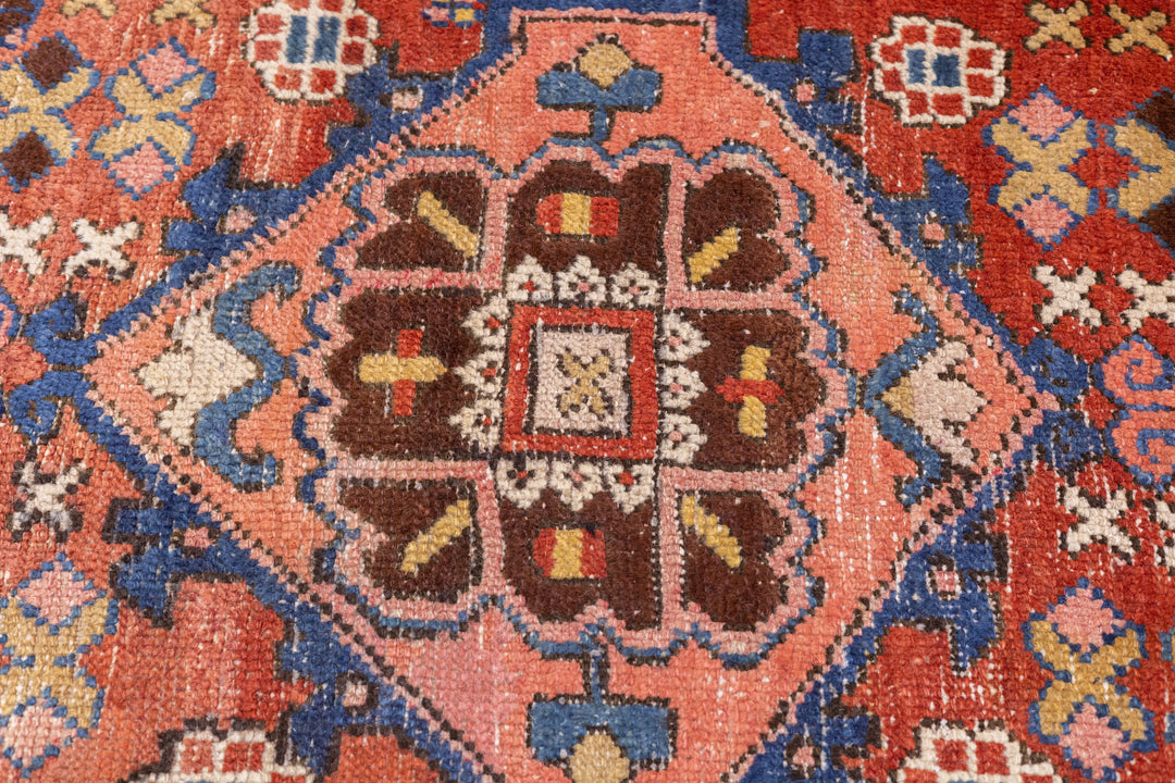 Antique Persian Heriz Rug 3'5'' x 10'1''