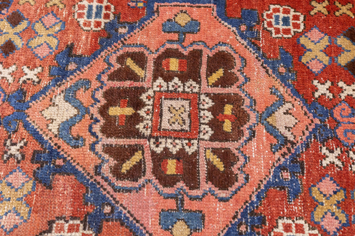 Antique Persian Heriz Rug 3'5'' x 10'1''