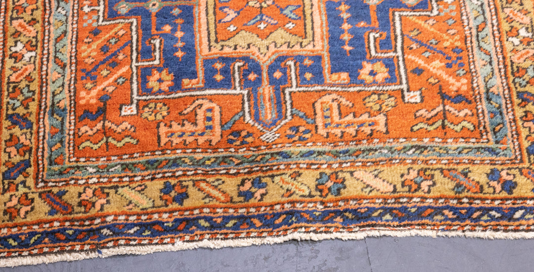 Antique Persian Heriz Long Rug 3' x 10'