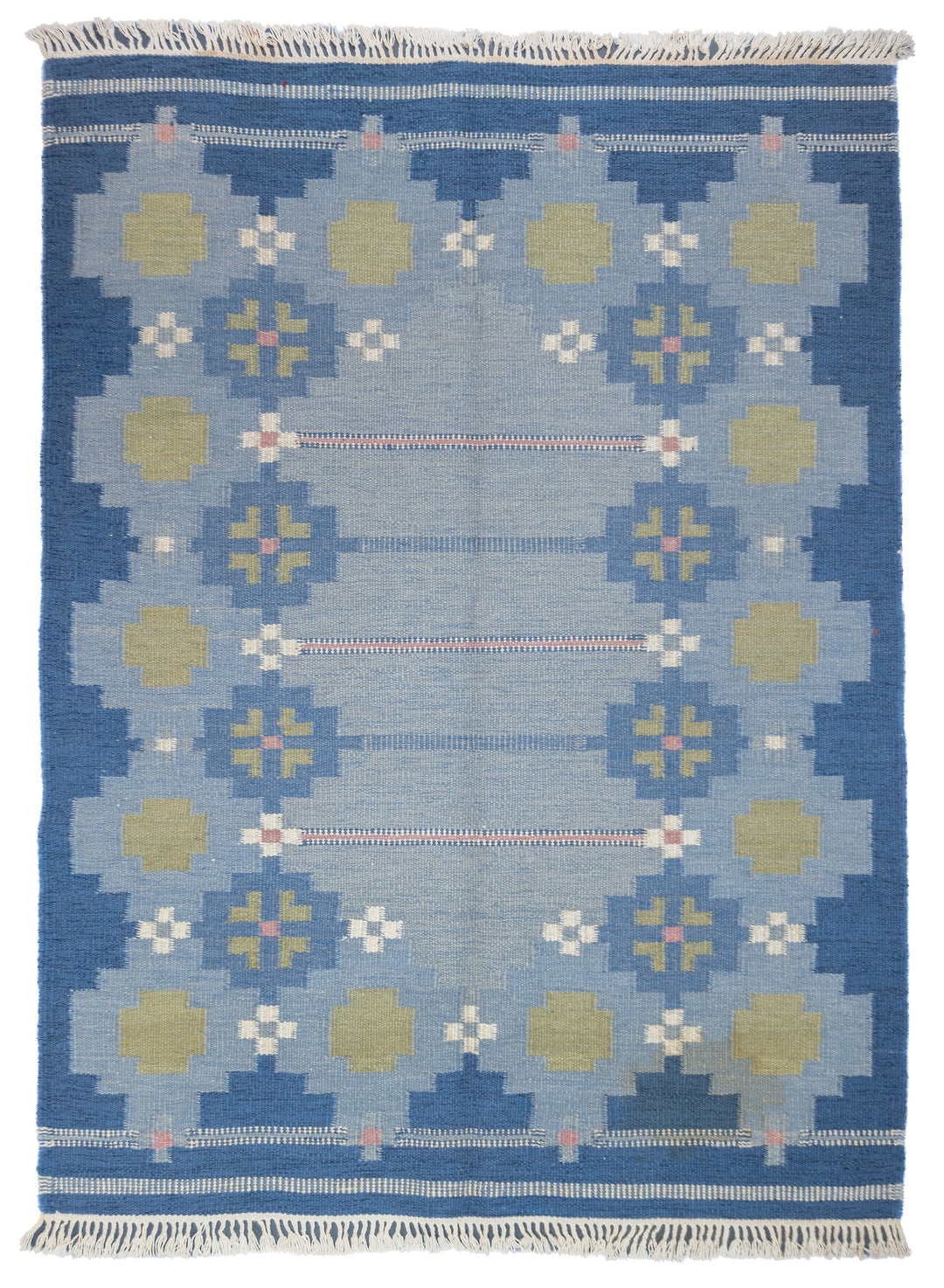 Fine Vintage Swedish Kilim