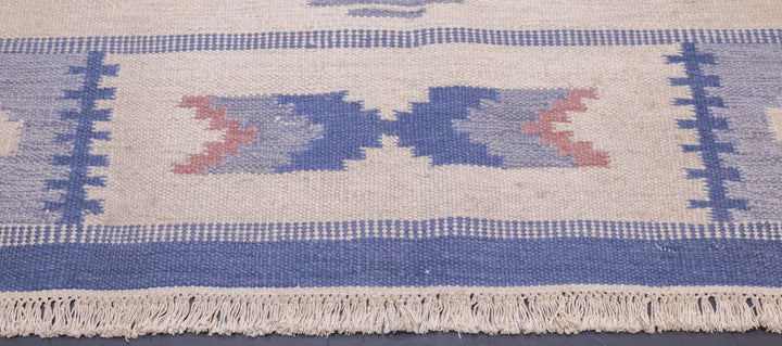 Vintage Swedish Kilim Rug 4'5'' x 6'3''