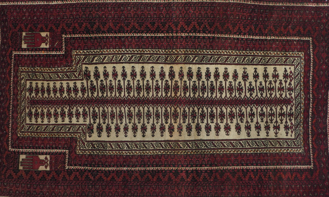 Antique Balouch Rug 3'3'' x 5'1''