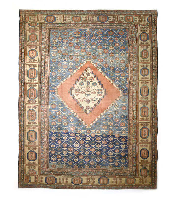 Fine Antique Persian Bakshayesh Rug 10’11” x 14’0"