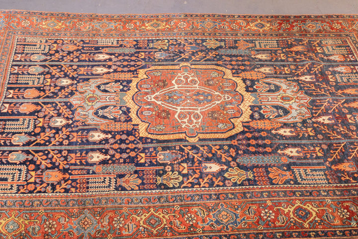 Antique Persian Bidjar Rug 4'7'' x 7'1''