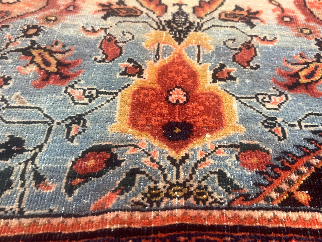 Antique Persian Farahan Rug 4'8'' x 6'11''