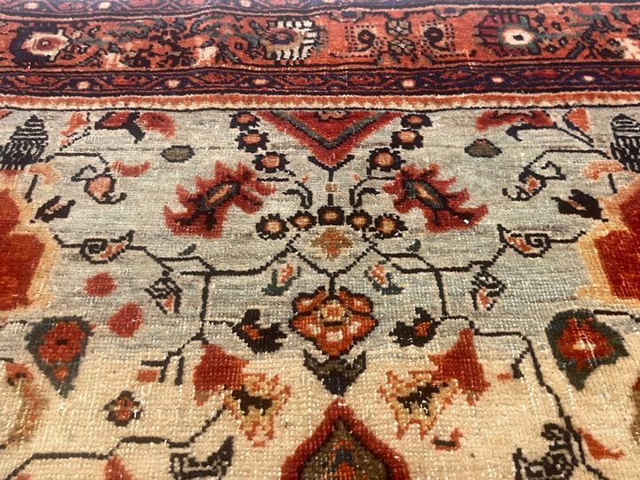 Antique Persian Farahan Rug 4'8'' x 6'11''