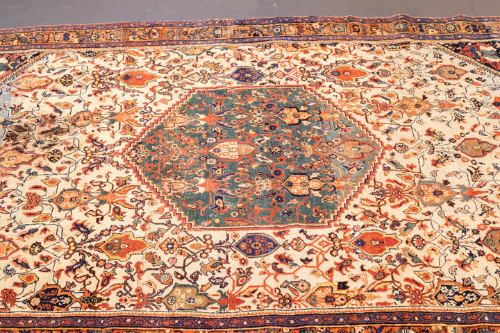 Antique Persian Farahan Rug 4'8'' x 6'11''