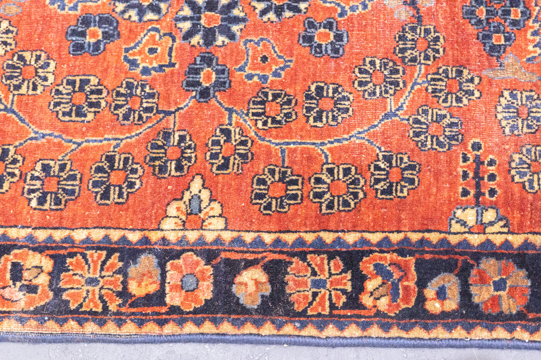 Fine Antique Persian Mohajeran Sarouk Rug 2'5'' x 4'9''