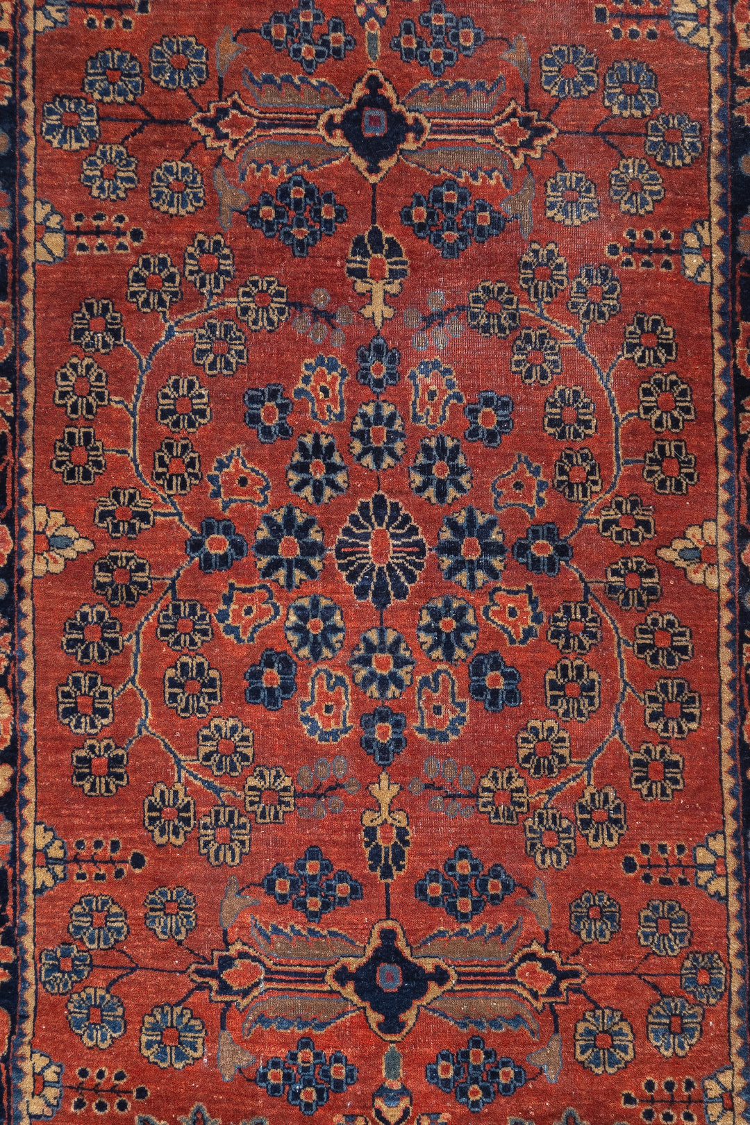 Fine Antique Persian Mohajeran Sarouk Rug 2'5'' x 4'9''