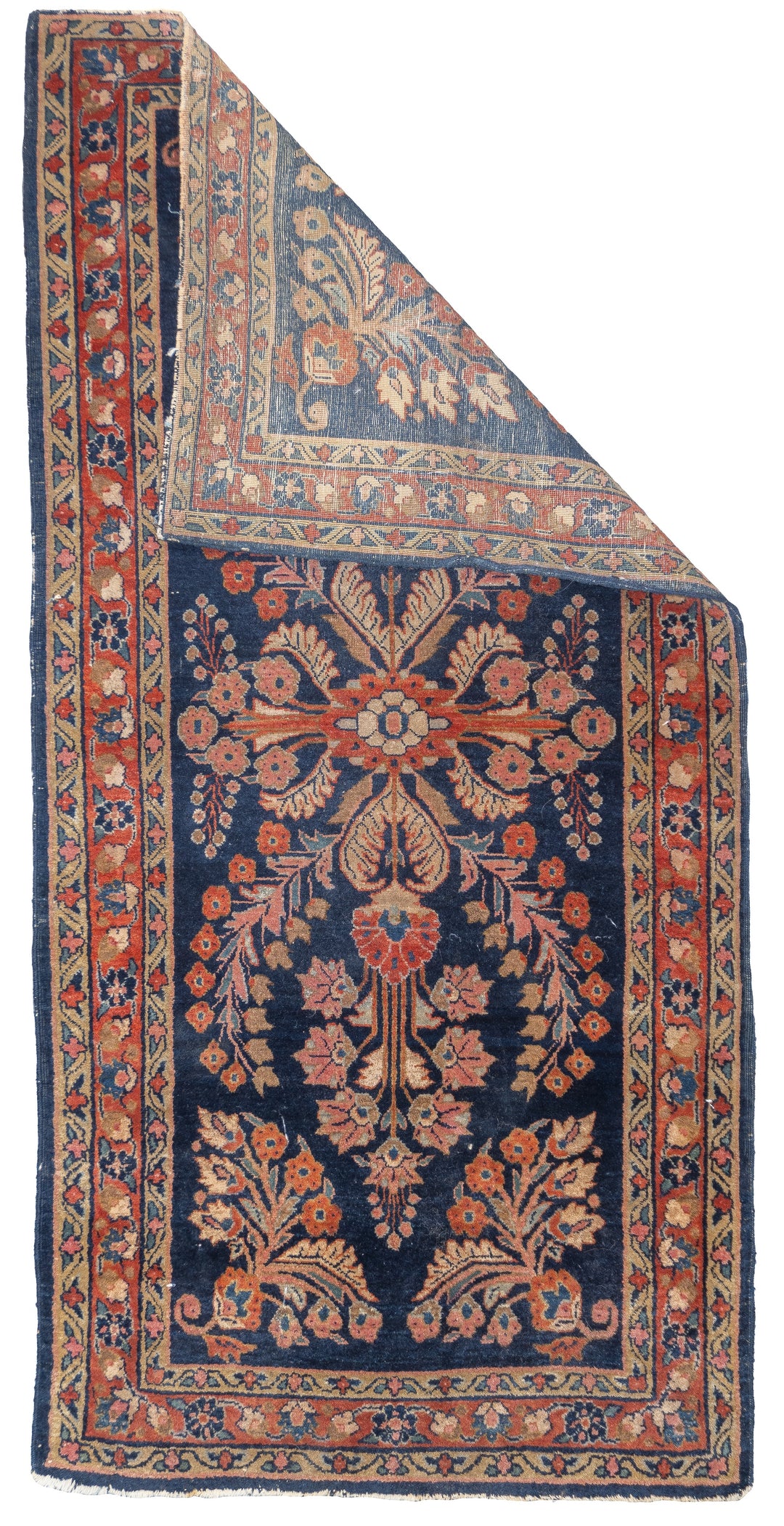 Fine Antique Persian Mohajeran Sarouk Rug 2'7'' x 5'4''