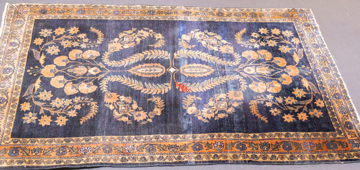 Fine Antique Persian Mohajeran Sarouk Rug 3'4'' x 4'11''