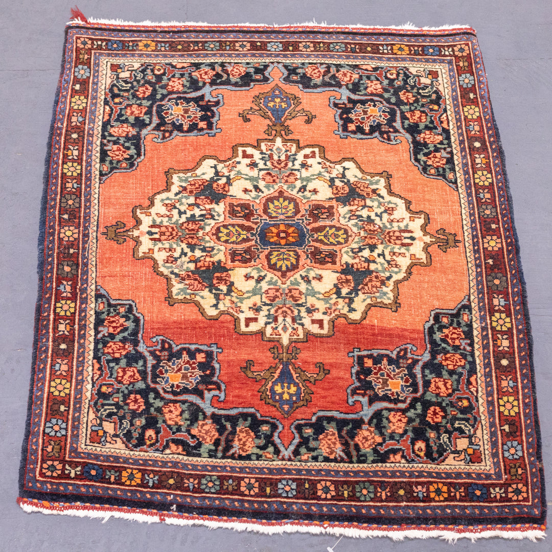 Fine Antique Persian Farahan Sarouk Rug 2'3'' x 2'11''