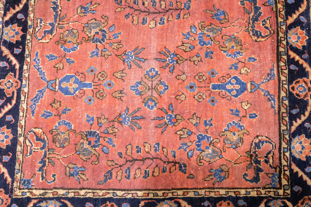 Fine Antique Persian Mohajeran Sarouk Rug 2'1'' x 2'4''