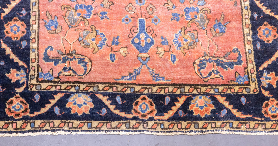 Fine Antique Persian Mohajeran Sarouk Rug 2'1'' x 2'4''