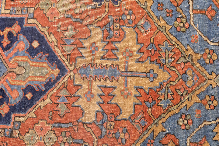 Antique Persian Heriz Rug 6'9'' x 10'3''