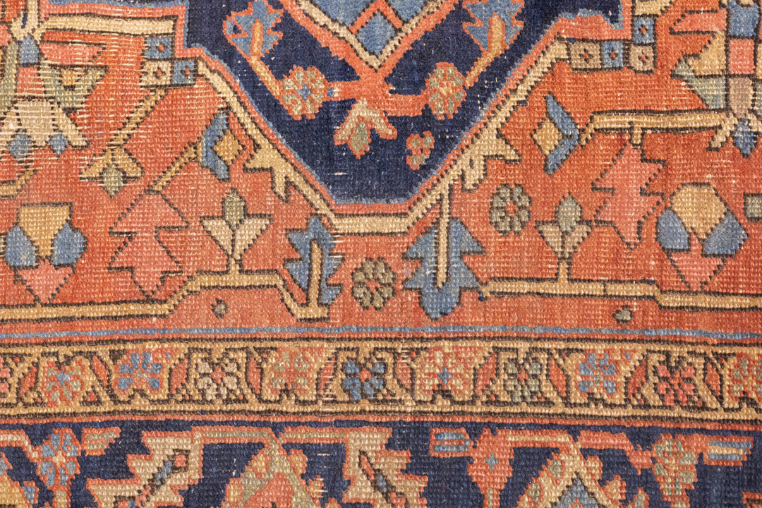 Antique Persian Heriz Rug 6'9'' x 10'3''