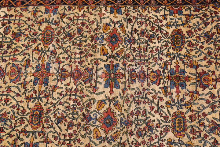 Antique Persian Farahan Sarouk Rug 4'2'' x 6'6''