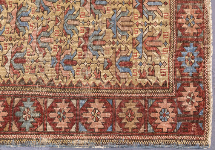 Fine Antique Kuba Shirvan Rug 3'5'' x 5'7''