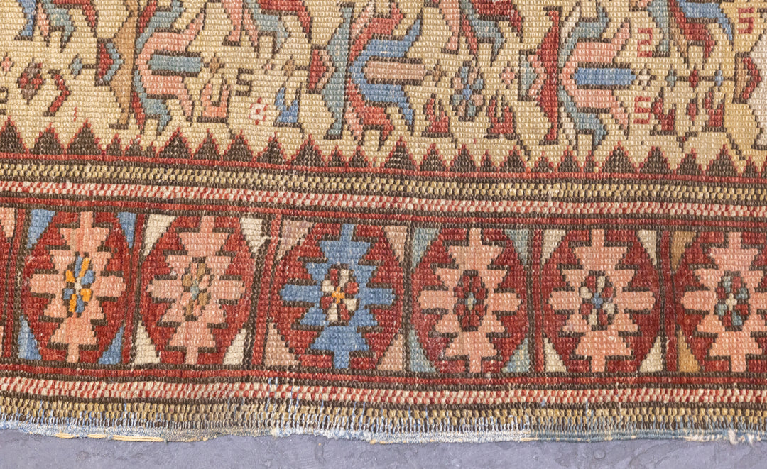 Fine Antique Kuba Shirvan Rug 3'5'' x 5'7''