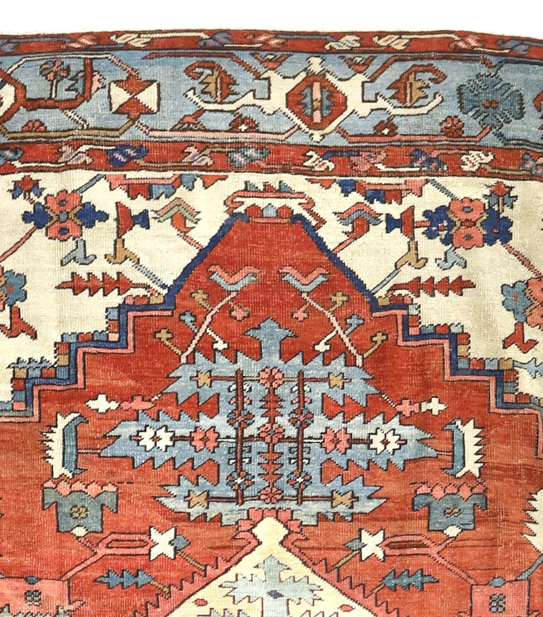 Antique Persian Serapi Rug 9’7" x 11’6”