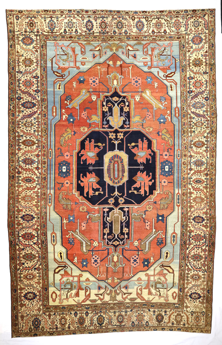 Antique Persian Bakhshayesh Rug 9’5" x 14’8”