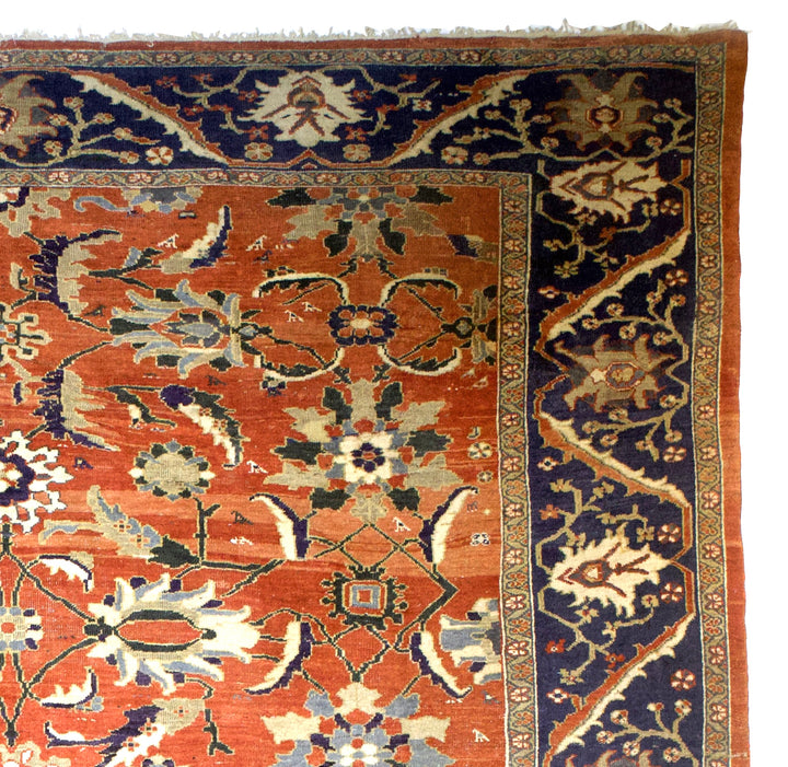 Fine Antique Persian Sultanabad Mahal Rug 12'10" x 17’8"