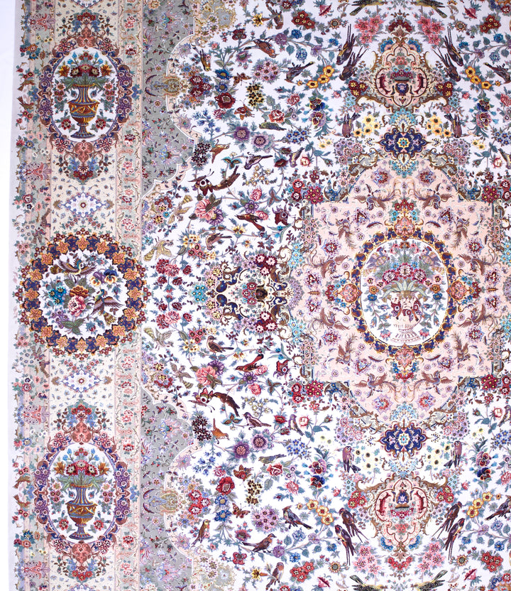 Extremely Fine Persian Tabriz Rug 13'0" x 20’0"