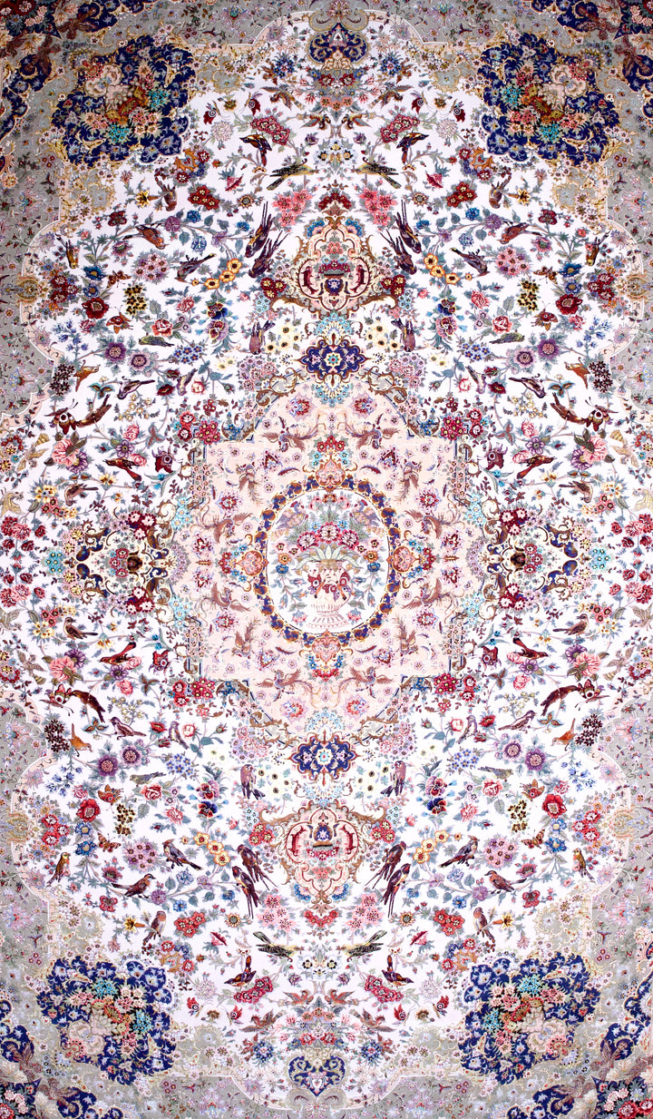 Extremely Fine Persian Tabriz Rug 13'0" x 20’0"