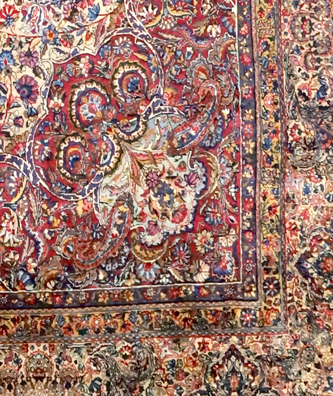 Antique Persian Kerman Rug 11'0" x 24’6”