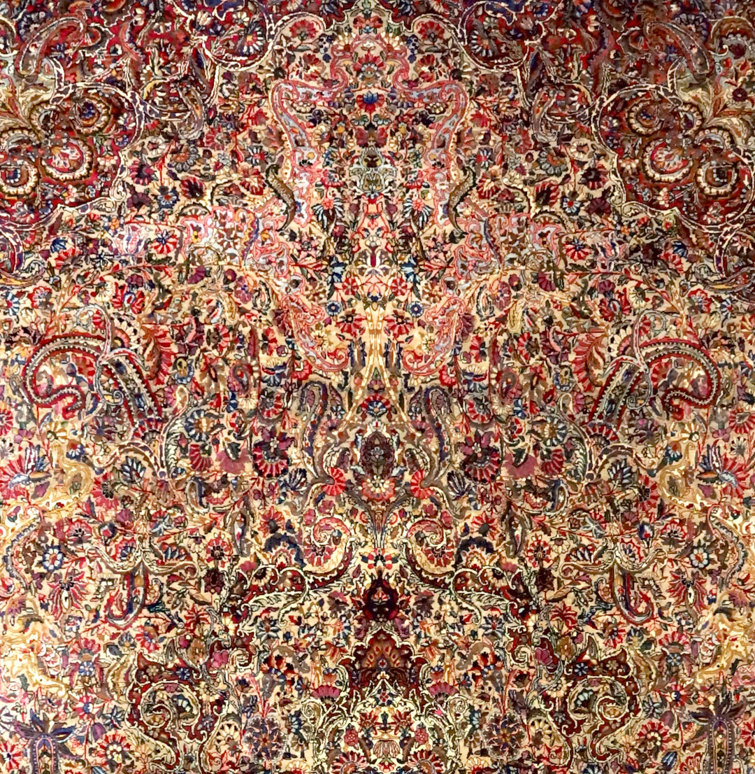 Antique Persian Kerman Rug 11'0" x 24’6”