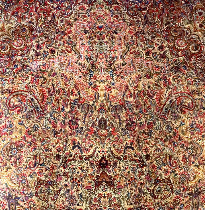 Antique Persian Kerman Rug 11'0" x 24’6”