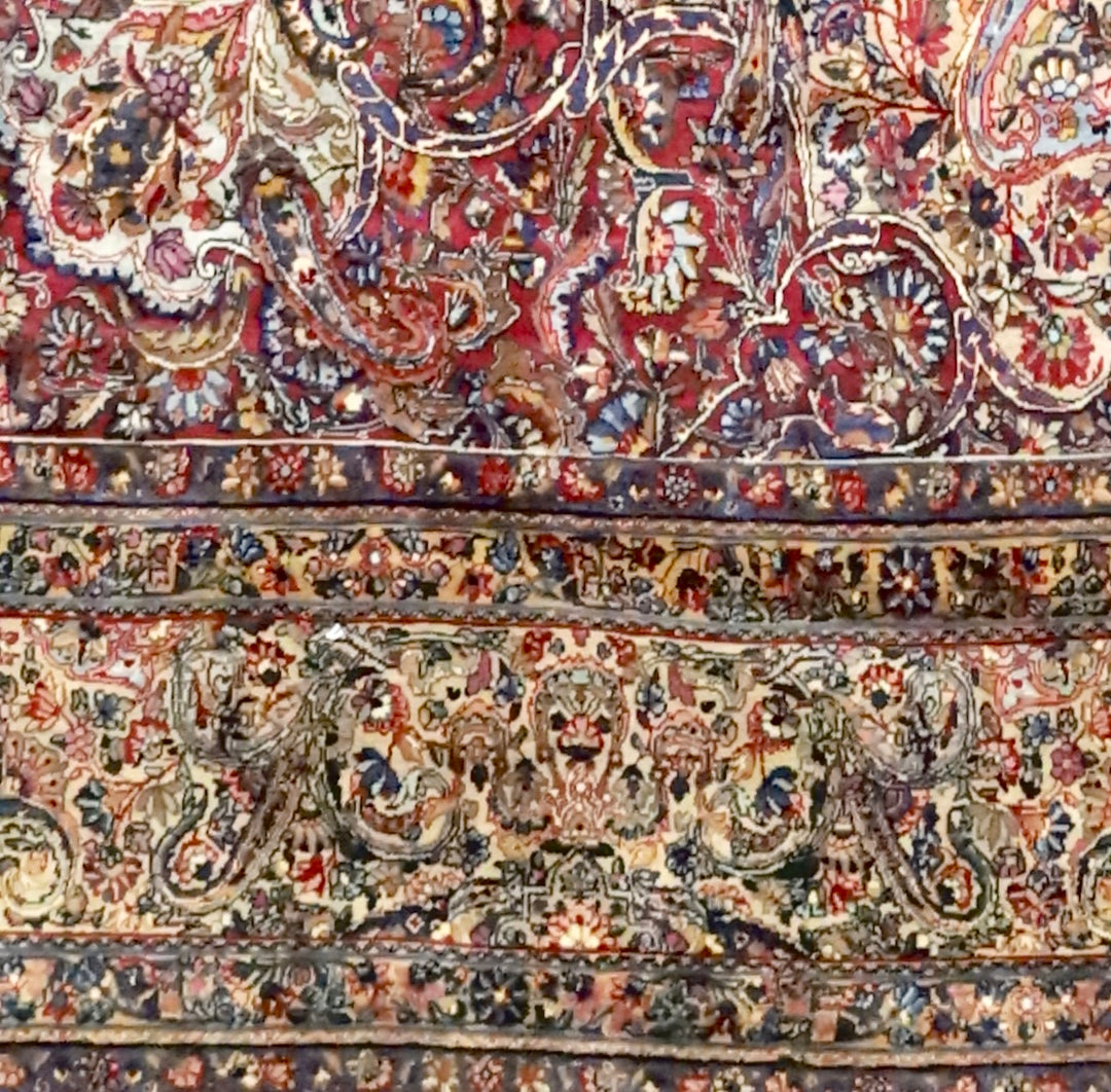 Antique Persian Kerman Rug 11'0" x 24’6”