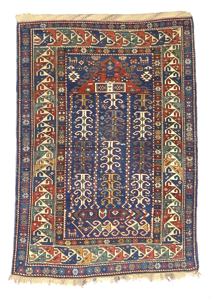 Antique Caucasian Shirvan Rug 2’11” x 4’3”