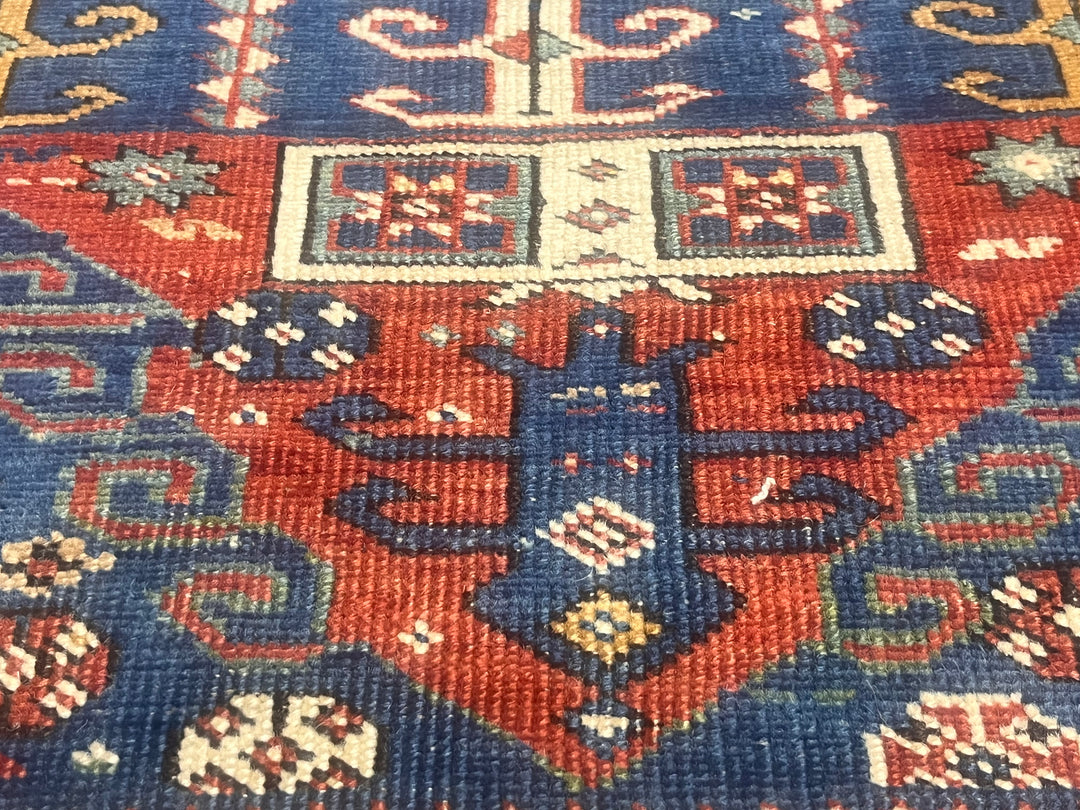 Antique Caucasian Shirvan Rug 2’11” x 4’3”