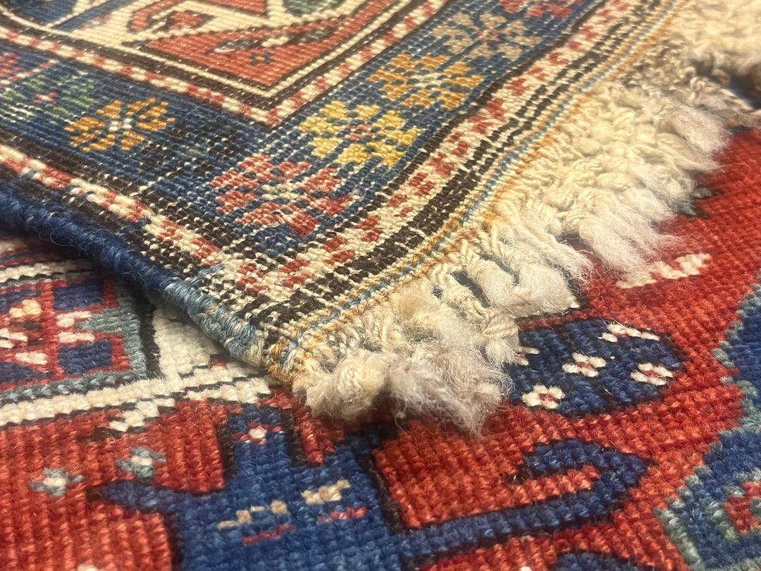 Antique Caucasian Shirvan Rug 2’11” x 4’3”