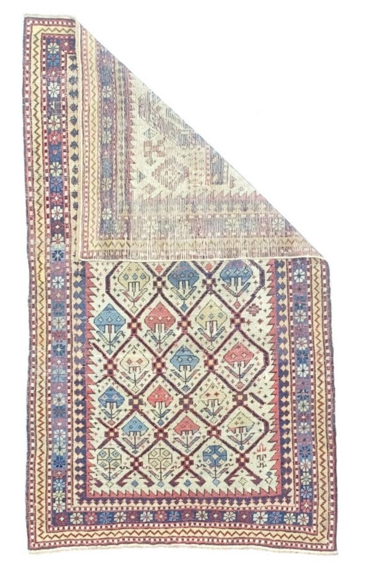 Antique Caucasian Shirvan Daghastan Rug 2'9" x 4’10”