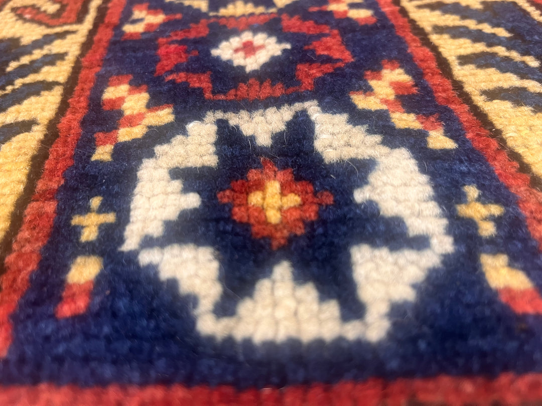 Antique Caucasian Kuba Rug 4'6" x 10’1”