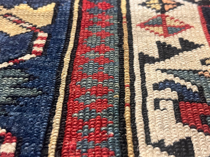 Antique Caucasian Kuba Rug 3'4" x 5’0"