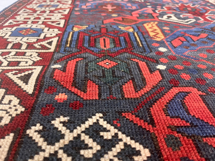 Antique Caucasian Kuba Bijov Rug 2'7" x 4’6”