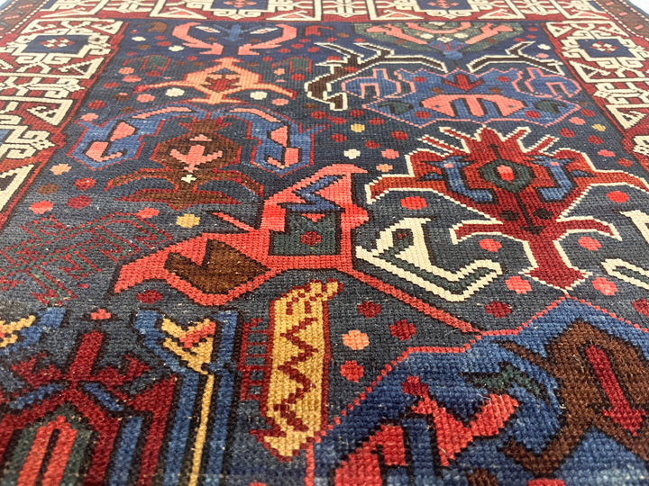 Antique Caucasian Kuba Bijov Rug 2'7" x 4’6”