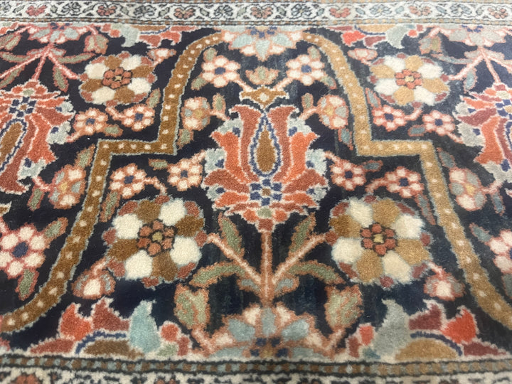 Antique Persian Mohtasham Kashan Rug 9’2" x 12’4"