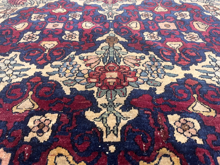 Antique Persian Tehran Rug 4'7" x 7’1"