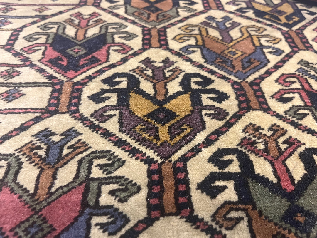 Antique Caucasian Daghastan Rug 3'3" x 4’4"