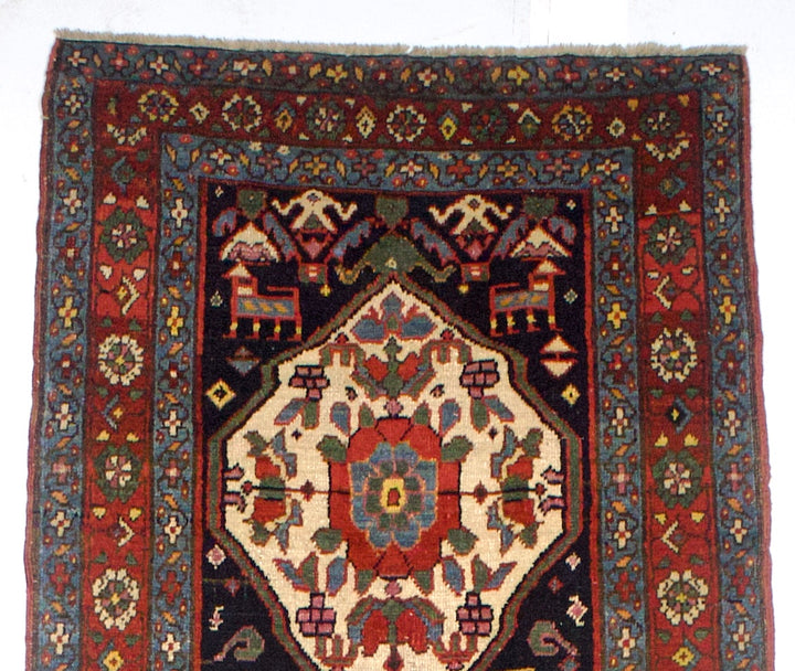 Antique Persian Bakhshayesh Long Rug 3'2" x 12’0"