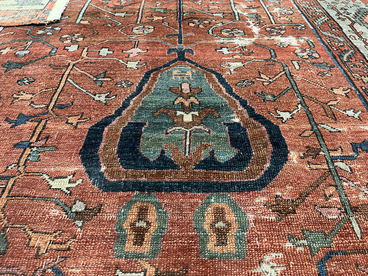 Antique Persian Bakhshayesh Rug 9'8" x 12’2”