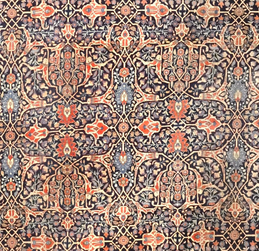 Antique Persian Tabriz Rug 10'10" x 14’0"