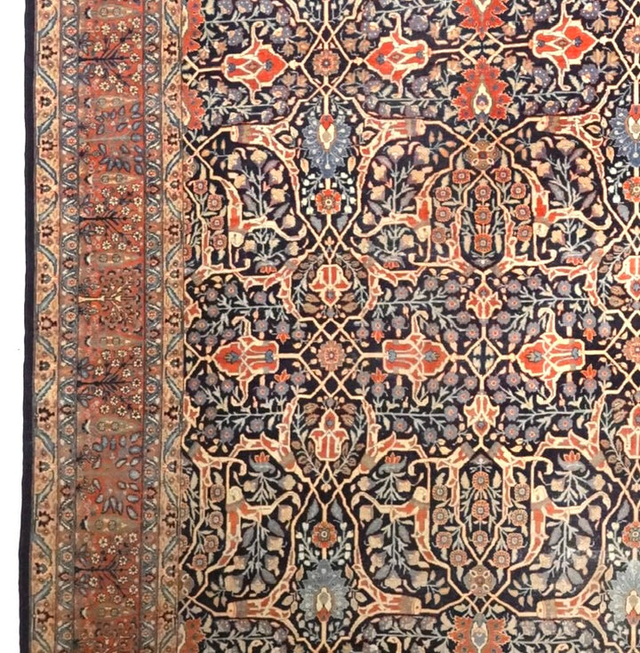 Antique Persian Tabriz Rug 10'10" x 14’0"