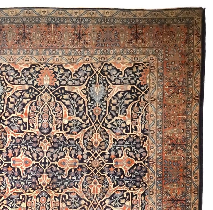 Antique Persian Tabriz Rug 10'10" x 14’0"