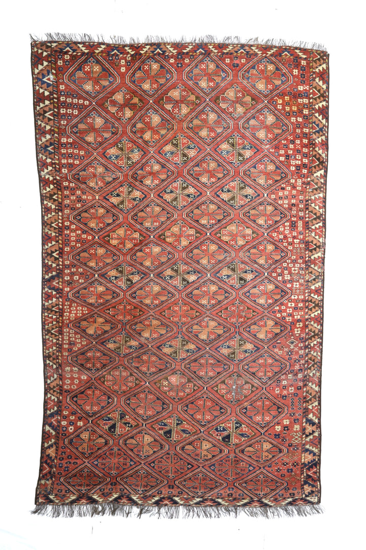 Antique Bashir Arsari Main Carpet Chaloy Rug 5'7" x 9’3"